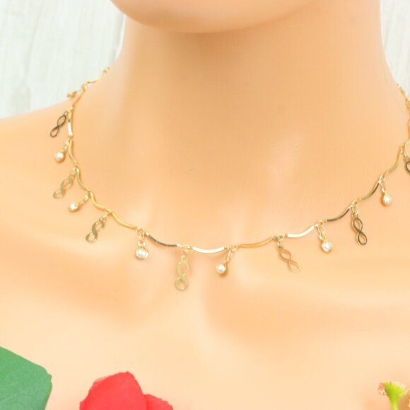 "Minimalist & Elegant Necklace Chain – Perfect for Women & Girls | UNVRC1015 - Picture 7 of 10